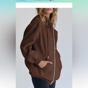 Brown hoodie